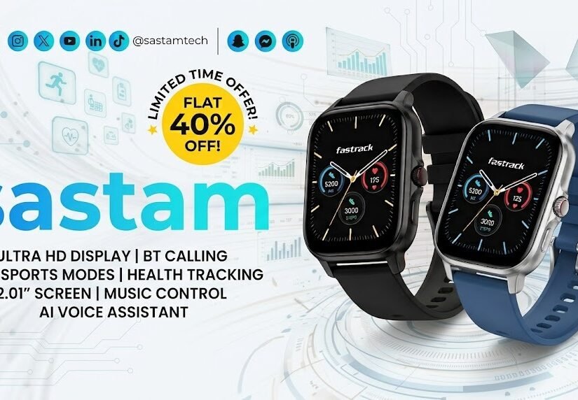 Fastrack Revoltt FR3 Pro Smartwatch at Rs. 3068