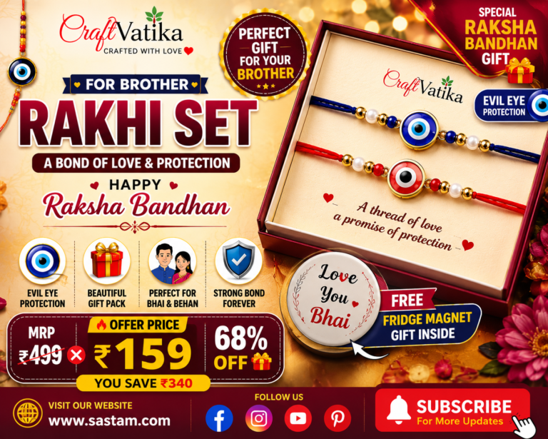 CraftVatika Rakhi set