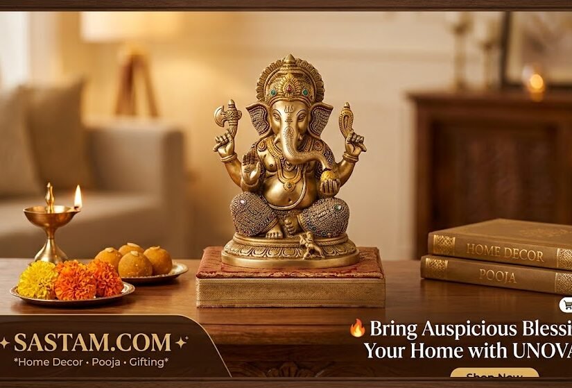 UNOVATE Ganesh Idol for Home Decor